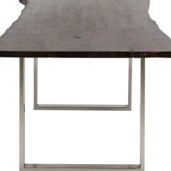 Tische-KARE Design Tisch Harmony Dunkel Chrom 160X80