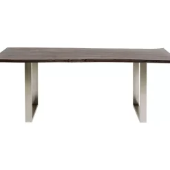 Tische-KARE Design Tisch Harmony Dunkel Chrom 160X80