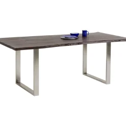 Tische-KARE Design Tisch Harmony Dunkel Chrom 160X80
