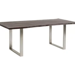Tische-KARE Design Tisch Harmony Dunkel Chrom 160X80