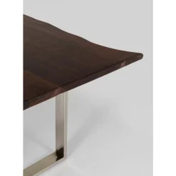 Tische-KARE Design Tisch Harmony Dunkel Chrom 160X80