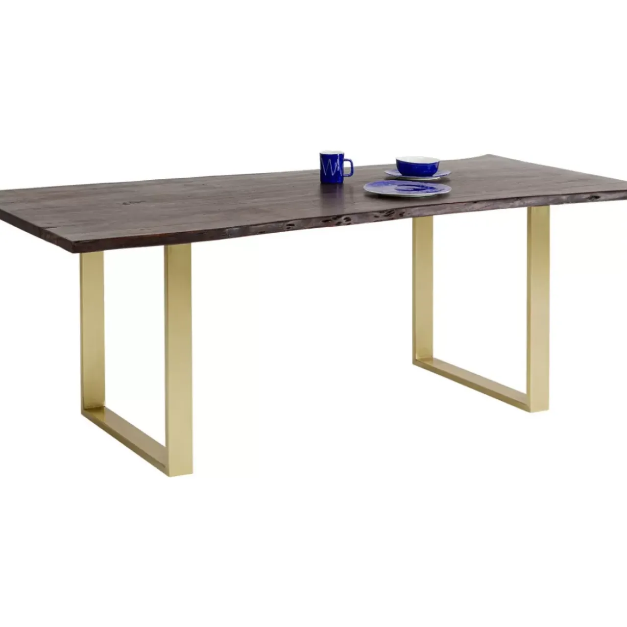 Tische-KARE Design Tisch Harmony Dunkel Messing 160X80