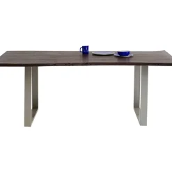 Tische-KARE Design Tisch Harmony Dunkel Silber 160X80