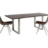 Tische-KARE Design Tisch Harmony Dunkel Silber 180X90