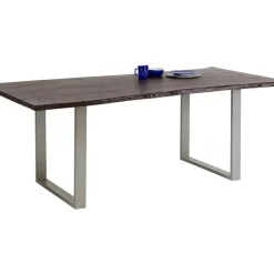 Tische-KARE Design Tisch Harmony Dunkel Silber 200X100