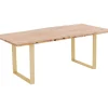 Tische-KARE Design Tisch Harmony Messing 200X100