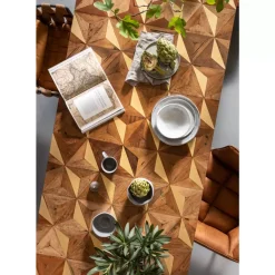 Tische-KARE Design Tisch Illusion Gold 200X95Cm