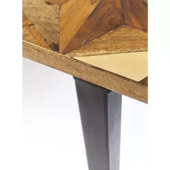 Tische-KARE Design Tisch Illusion Gold 200X95Cm