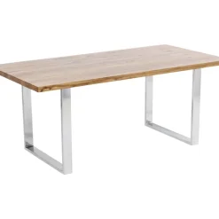 Tische-KARE Design Tisch Jackie Eiche Chrom 160X80