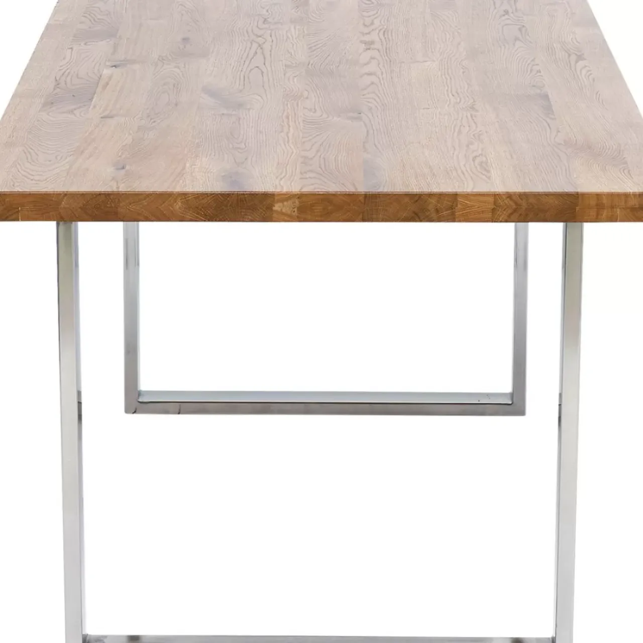 Tische-KARE Design Tisch Jackie Eiche Chrom 160X80