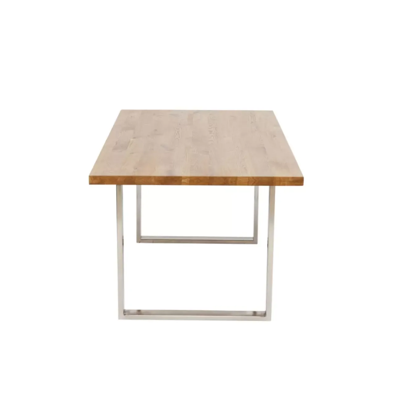 Tische-KARE Design Tisch Jackie Eiche Chrom 160X80
