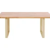 Tische-KARE Design Tisch Jackie Eiche Messing 160X80