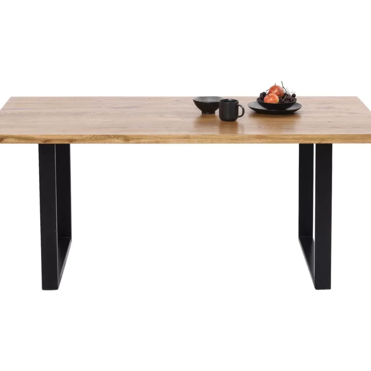 Tische-KARE Design Tisch Jackie Eiche Schwarz 180X90