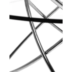 Tische-KARE Design Tisch Molekular Silber O120Cm