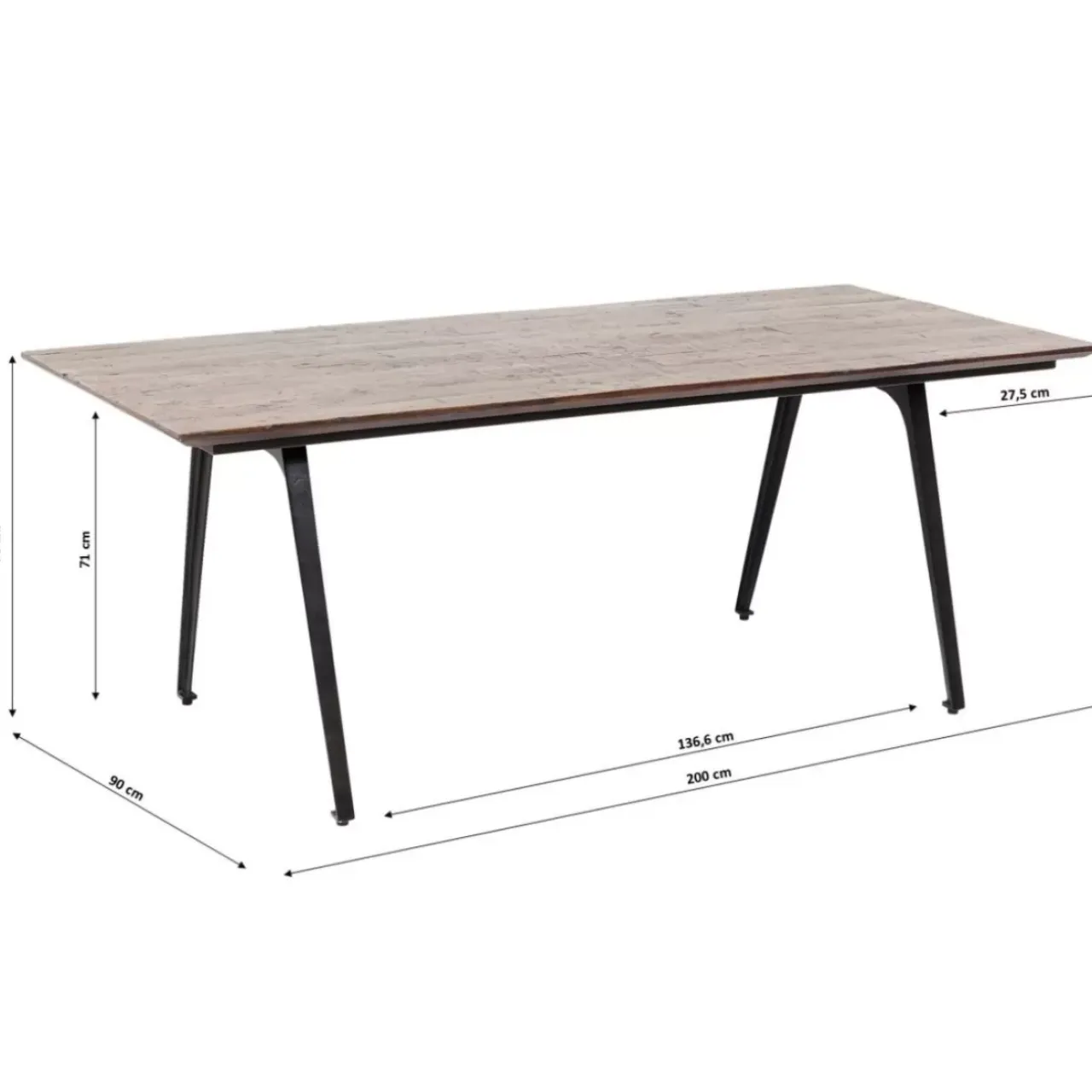 Tische-KARE Design Tisch Paradise 200X90Cm