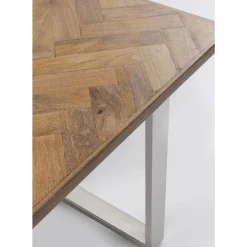 Tische-KARE Design Tisch Parquet Chrom 180X90