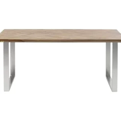 Tische-KARE Design Tisch Parquet Chrom 180X90