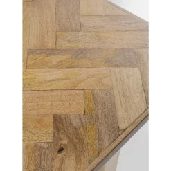 Tische-KARE Design Tisch Parquet Messing 180X90
