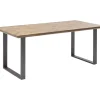 Tische-KARE Design Tisch Parquet Rohstahl 180X90Cm