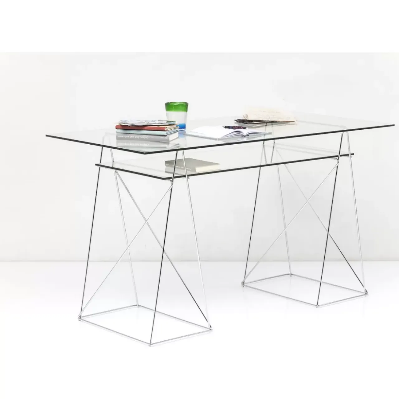 Tische-KARE Design Tisch Polar Chrom 8 Mm Esg