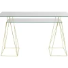 Tische-KARE Design Tisch Polar Messing Matt 8Mm Esg