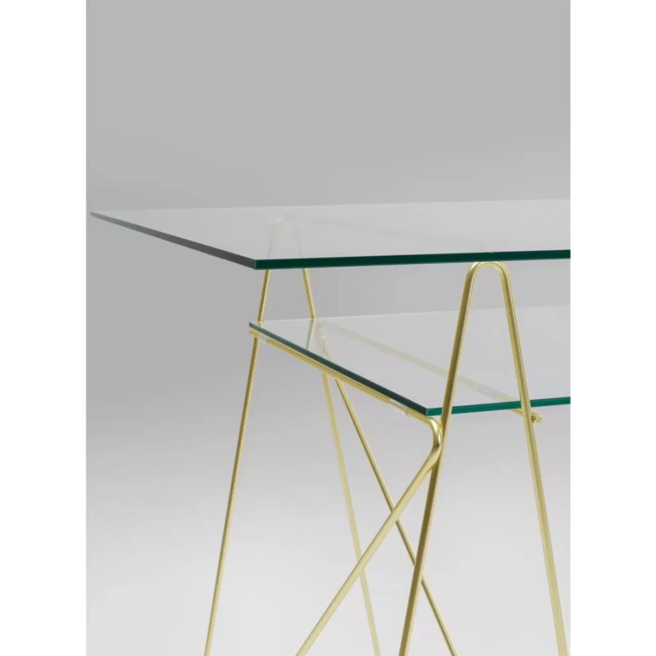 Tische-KARE Design Tisch Polar Messing Matt 8Mm Esg