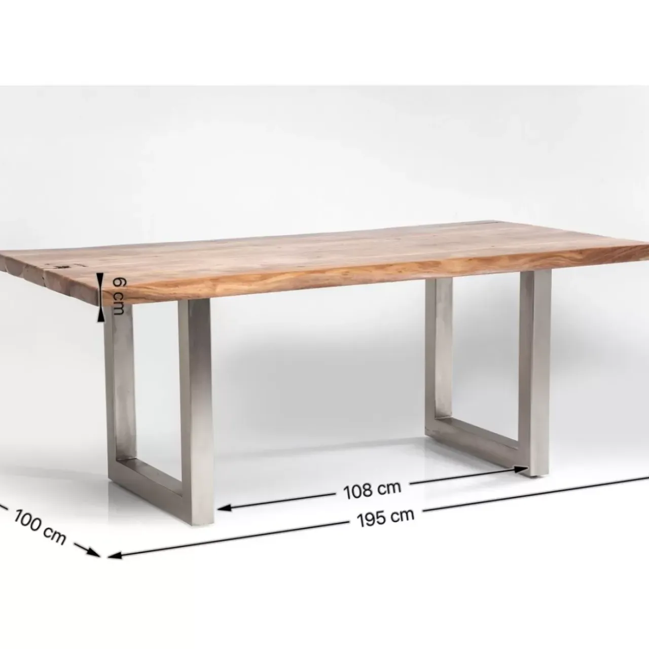 Tische-KARE Design Tisch Pure Nature 195X100Cm