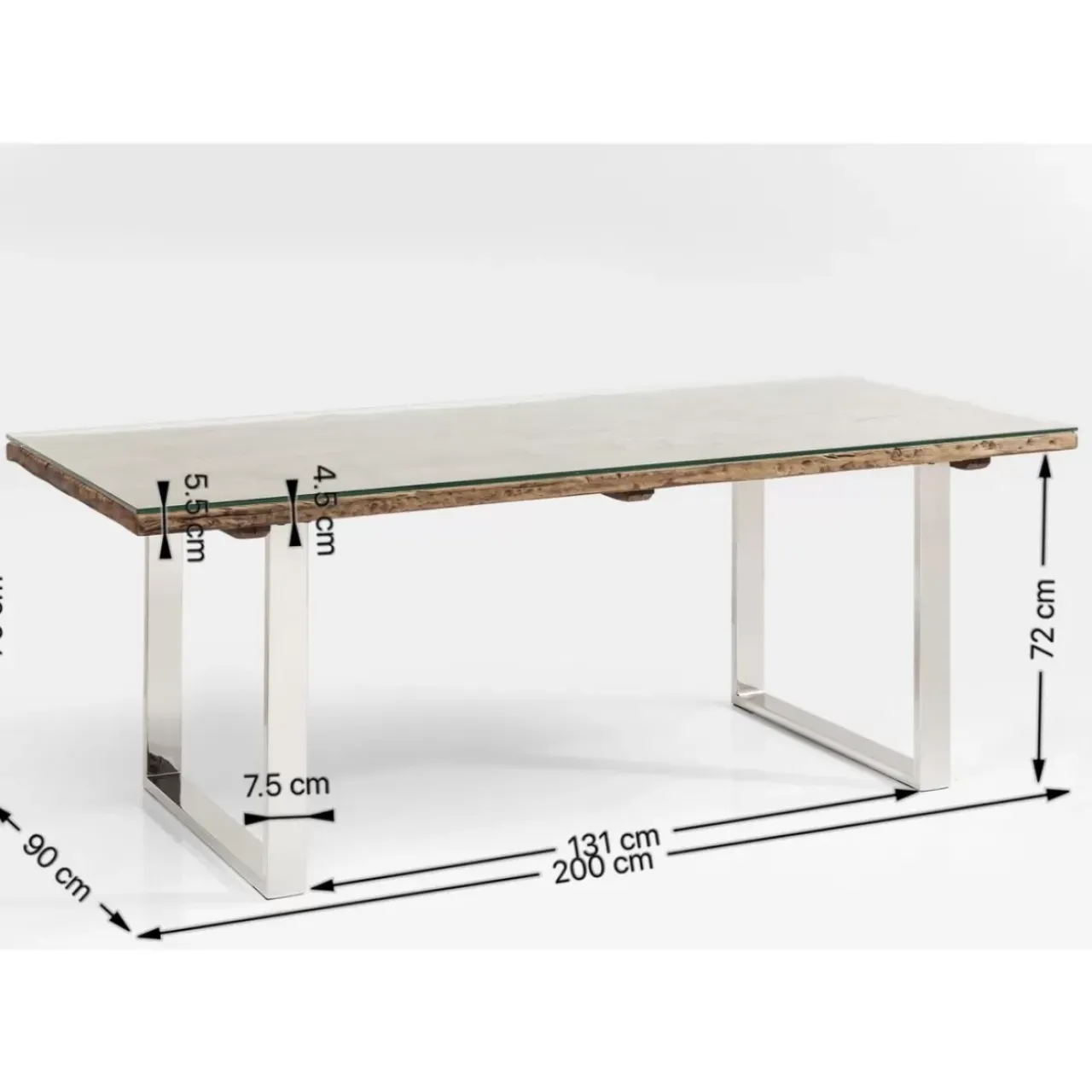 Tische-KARE Design Tisch Rustico 200X90Cm