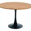 Tische-KARE Design Tisch Schickeria Eiche Schwarz O110Cm