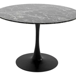 Tische-KARE Design Tisch Schickeria Marmor Schwarz O110Cm