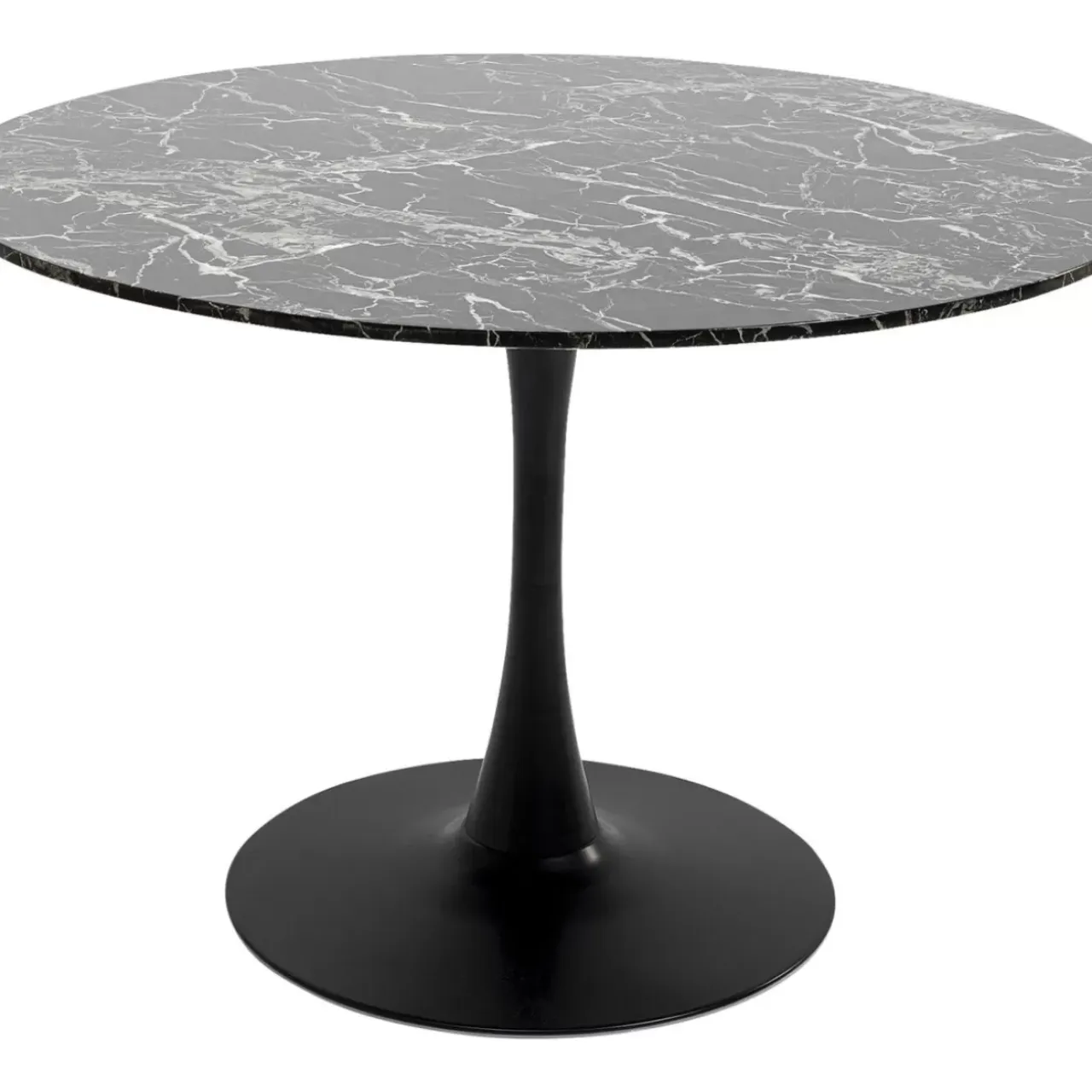 Tische-KARE Design Tisch Schickeria Marmor Schwarz O110Cm
