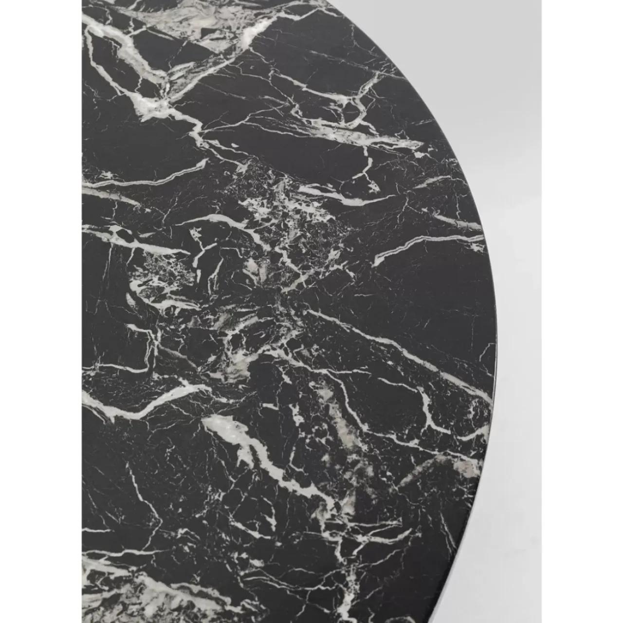 Tische-KARE Design Tisch Schickeria Marmor Schwarz O110Cm
