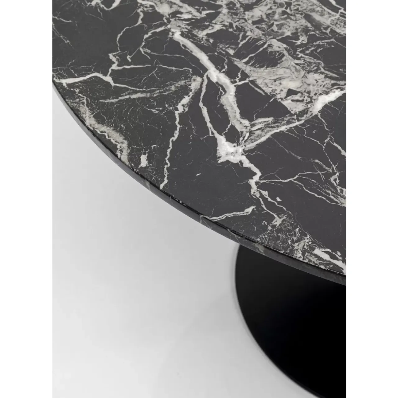 Tische-KARE Design Tisch Schickeria Marmor Schwarz O110Cm