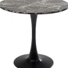 Tische-KARE Design Tisch Schickeria Marmor Schwarz O80Cm