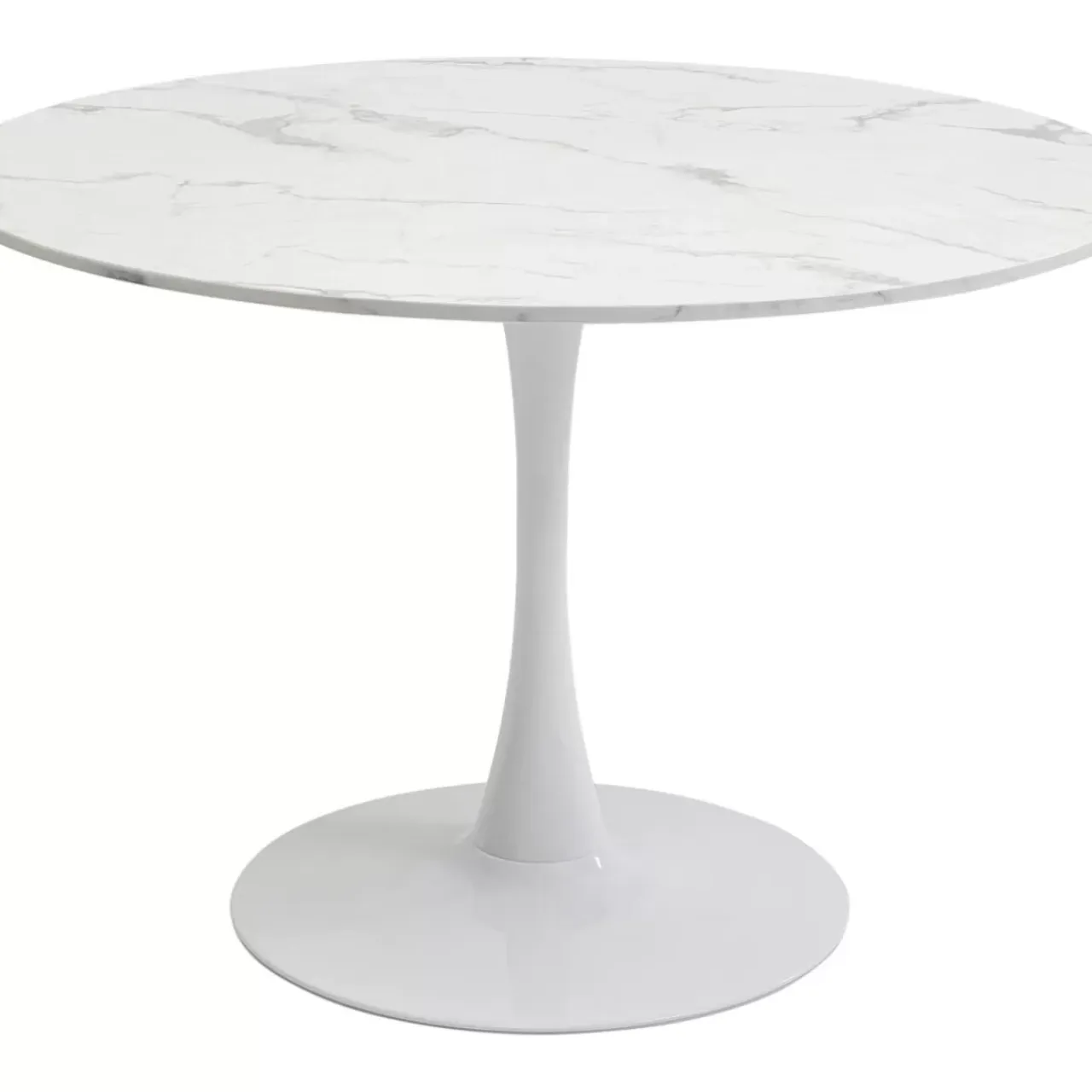 Tische-KARE Design Tisch Schickeria Marmor Weis O110Cm