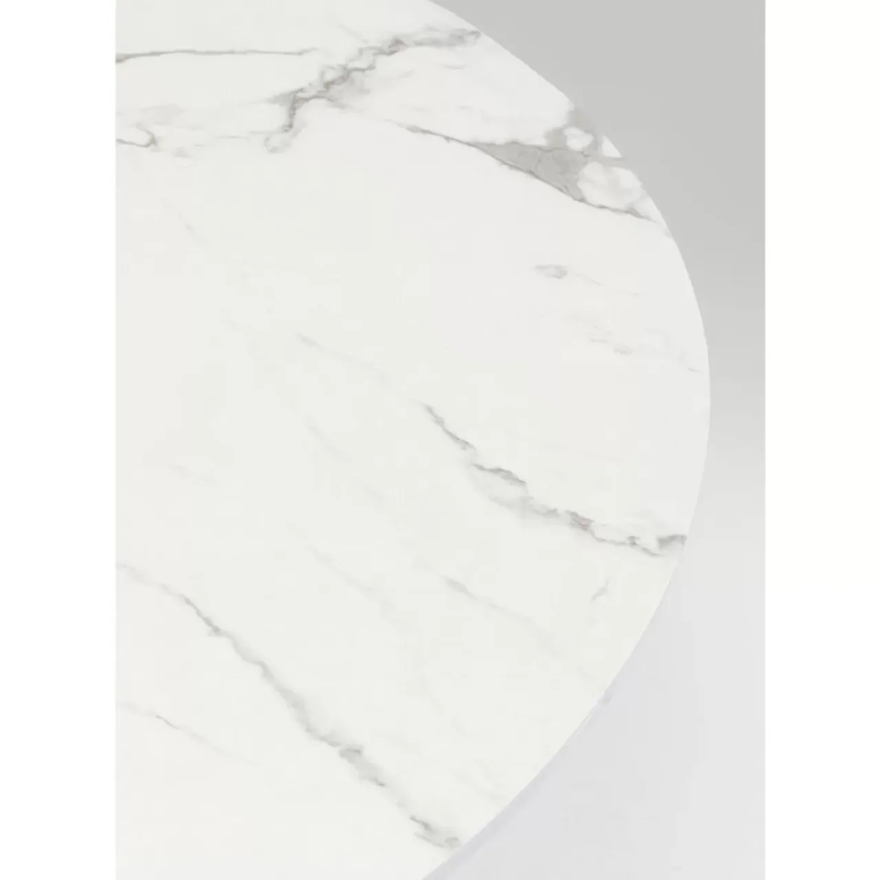 Tische-KARE Design Tisch Schickeria Marmor Weis O110Cm