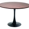 Tische-KARE Design Tisch Schickeria Walnuss Schwarz O110Cm