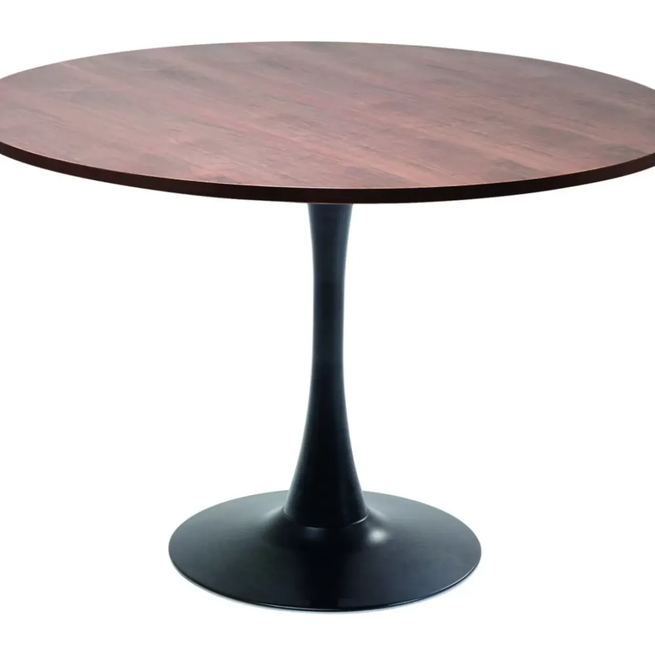 Tische-KARE Design Tisch Schickeria Walnuss Schwarz O110Cm