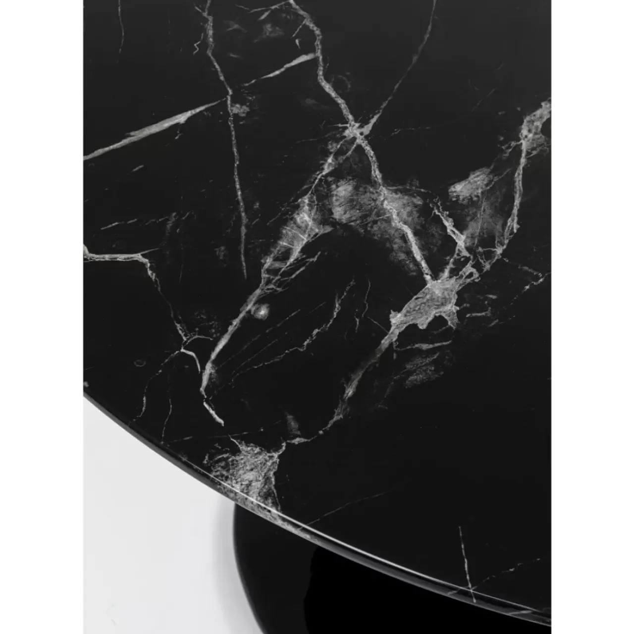 Tische-KARE Design Tisch Solo Marble Schwarz O110