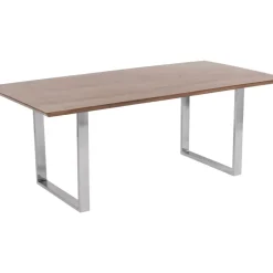 Tische-KARE Design Tisch Symphony Dunkel Chrom 200X100