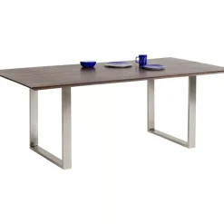 Tische-KARE Design Tisch Symphony Dunkel Chrom 160X80