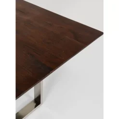 Tische-KARE Design Tisch Symphony Dunkel Chrom 160X80