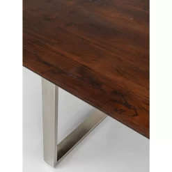 Tische-KARE Design Tisch Symphony Dunkel Chrom 160X80