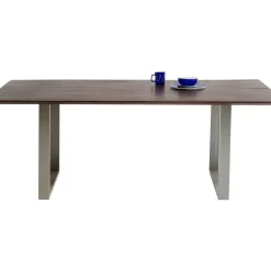 Tische-KARE Design Tisch Symphony Dunkel Chrom 180X90