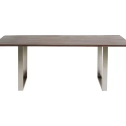 Tische-KARE Design Tisch Symphony Dunkel Chrom 180X90