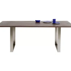 Tische-KARE Design Tisch Symphony Dunkel Chrom 180X90