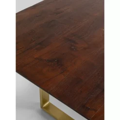 Tische-KARE Design Tisch Symphony Dunkel Messing 160X80