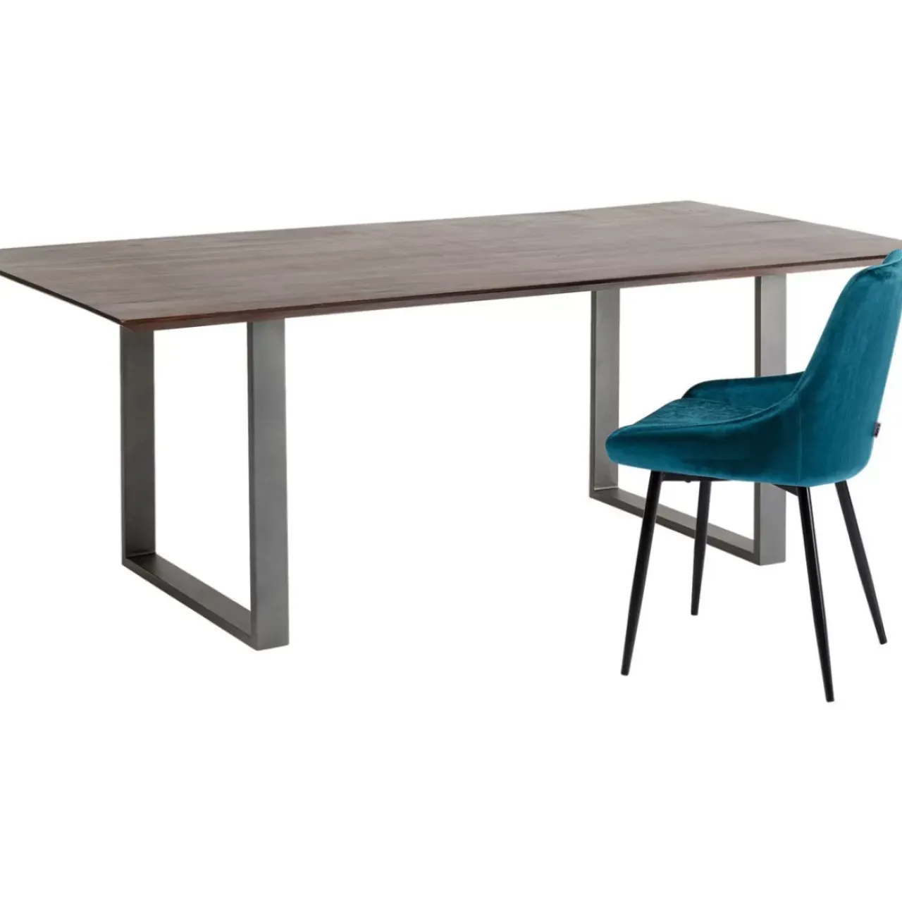 Tische-KARE Design Tisch Symphony Dunkel Rohstahl 160X80