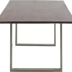 Tische-KARE Design Tisch Symphony Dunkel Silber 200X100