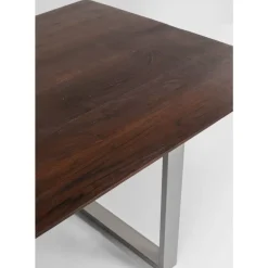 Tische-KARE Design Tisch Symphony Dunkel Silber 160X80